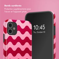 Selencia Coque arrière Vivid Tough iPhone 11 - Wave Vibes Lipstick