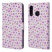 imoshion ﻿Étui de téléphone portefeuille Design Huawei P30 Lite - Purple Flowers