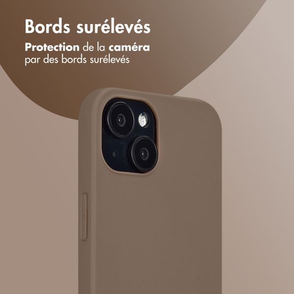 imoshion Coque Couleur Apple iPhone 13 - Marron