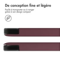 imoshion Coque tablette Trifold Samsung Galaxy Tab A11 Plus - Bordeaux