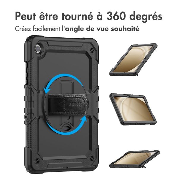 Accezz Coque arrière Defender XT Samsung Galaxy Tab A9 Plus - Noir