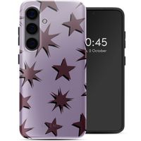 Selencia Coque arrière Vivid Tough Samsung Galaxy S24 - Stars Plum Lilac