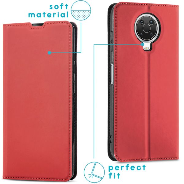 imoshion Étui de téléphone Slim Folio Nokia G10 / G20 - Rouge