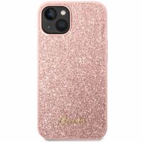 Guess Coque Glitter Flakes Apple iPhone 14 - Rose