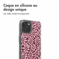 imoshion Coque Design Apple iPhone 15 - Bloom Love Blush
