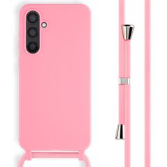 imoshion Coque en silicone avec cordon Samsung Galaxy S23 FE - Rose