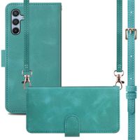 imoshion Etui de téléphone portefeuille avec cordon Samsung Galaxy A34 (5G) - Turquoise