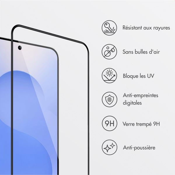 Accezz Protecteur d’écran en verre trempé + Applicateur Samsung Galaxy S24 / S25