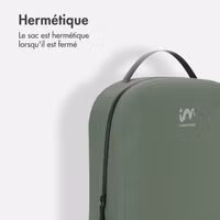 imoshion Sac à dos Hermétique et Étanche 20L - Grand - Vert armée