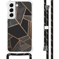 imoshion Coque Design avec cordon Samsung Galaxy S22 - Black Graphic