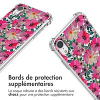imoshion Coque Design avec cordon Apple iPhone Xr - Flower Water