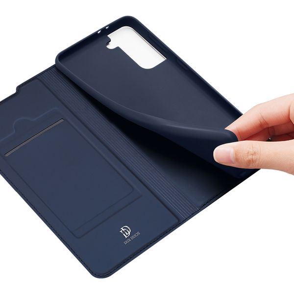 Dux Ducis Étui de téléphone Slim Samsung Galaxy S21 Plus - Bleu foncé