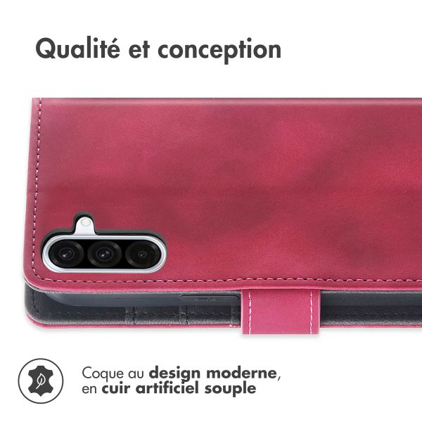 imoshion Etui de téléphone portefeuille avec cordon Samsung Galaxy A36 - Rouge