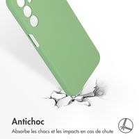 Accezz Coque Liquid Silicone Samsung Galaxy A25 (5G) - Vert