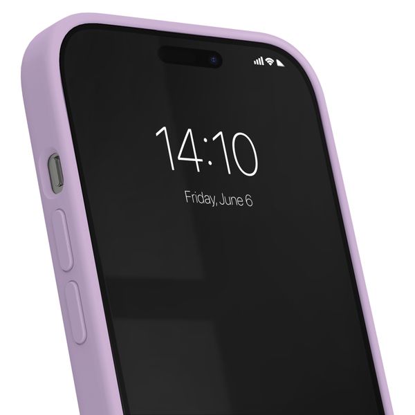 iDeal of Sweden Coque en silicone avec MagSafe Apple iPhone 17e / 16e / 15 / 14 / 13 - Lavender Milk