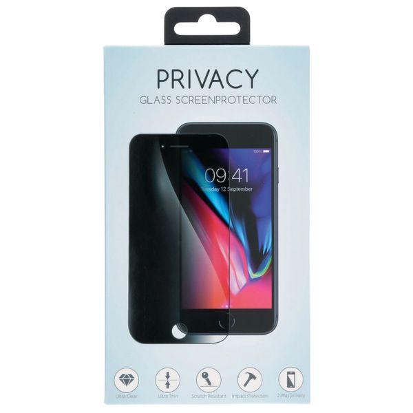 Selencia Protection d'écran en verre trempé Privacy iPhone 13 / 13 Pro / 14 / SE 4