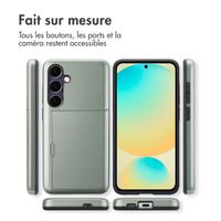 imoshion Coque arrière avec porte-cartes Samsung Galaxy S24 FE - Vert foncé
