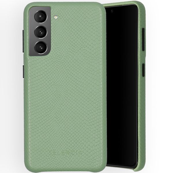 Selencia Coque Gaia Serpent Samsung Galaxy S21 Plus - Verte