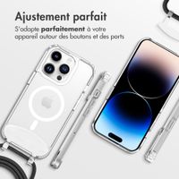 imoshion Coque MagSafe avec cordon amovible Apple iPhone 14 Pro - Transparent