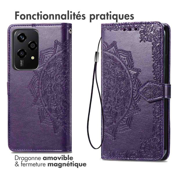 imoshion Etui de télephone Mandala Honor 200 Lite - Violet