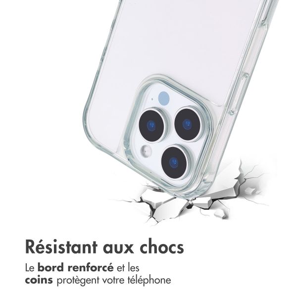 imoshion Coque avec dragonne + bracelet Apple iPhone 16 Pro Max - Perles Cœurs