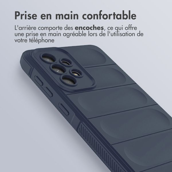 imoshion Coque arrière EasyGrip Samsung Galaxy A33 - Bleu foncé