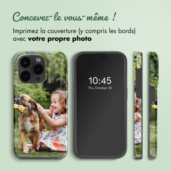 Concevez votre propre coque Tough avec MagSafe Apple iPhone 15 Pro Max - Blanc