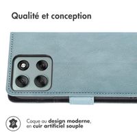 imoshion Étui de télephone portefeuille Motorola Moto G86 Power - Bleu clair