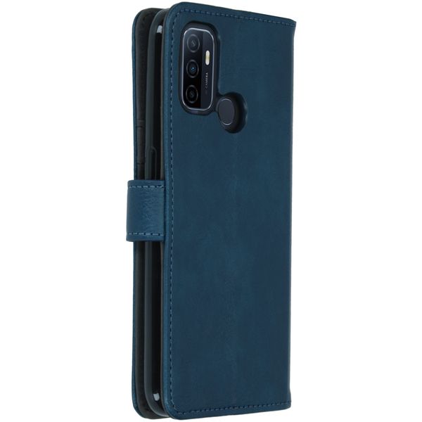 imoshion Étui de télephone portefeuille de luxe Oppo A53 / Oppo A53s - Bleu foncé
