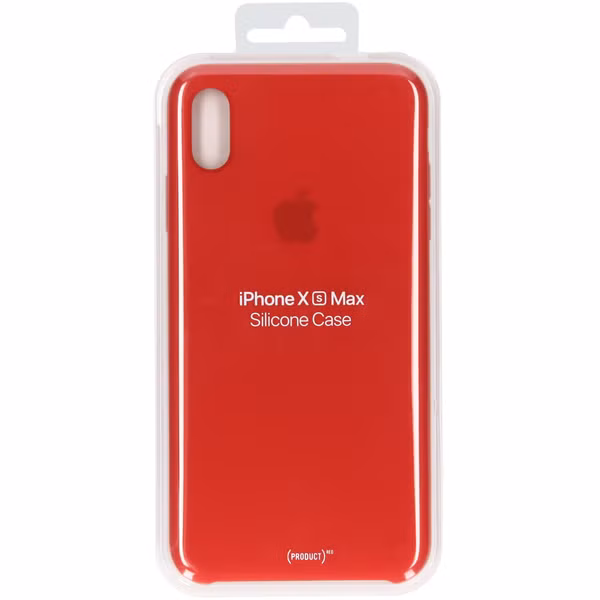 Apple Coque en silicone Apple iPhone Xs Max - Rouge