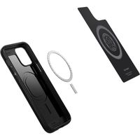 Spigen Coque arrière MagSafe Armor iPhone 12 (Pro) - Noir