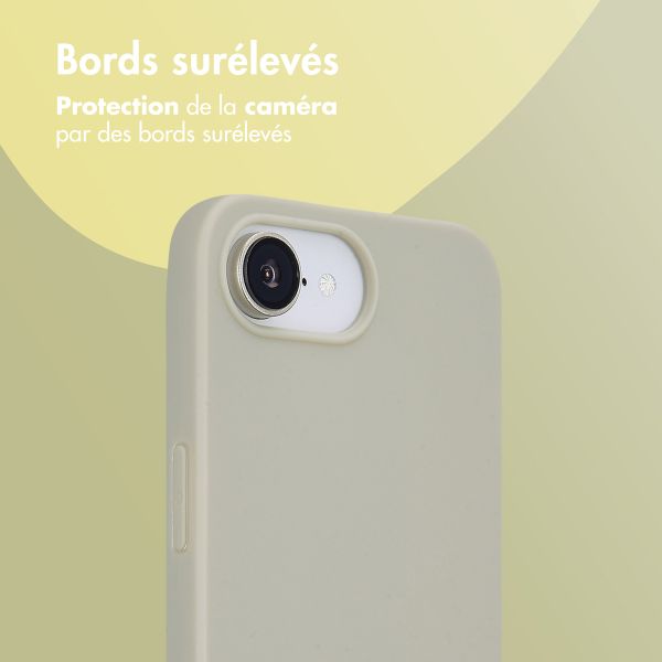 imoshion Coque Couleur Apple iPhone 16e - Gris