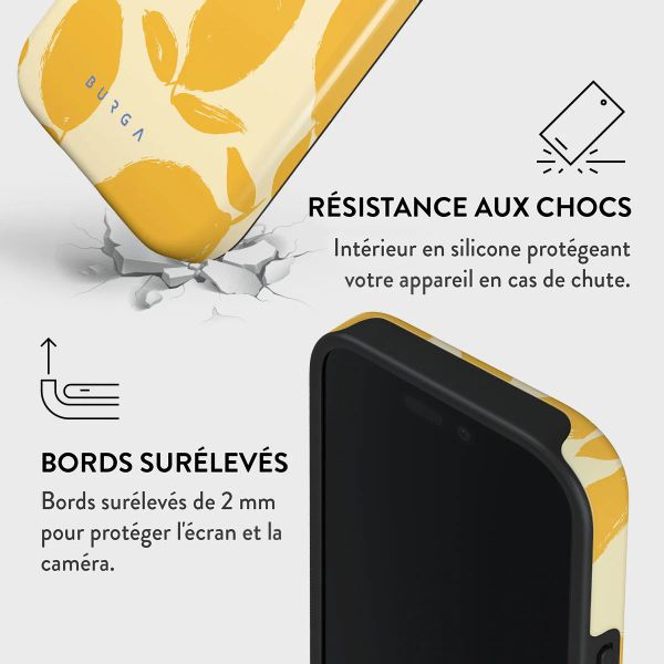 Burga Coque Tough MagSafe Apple iPhone 16 Pro - Lemon Tart