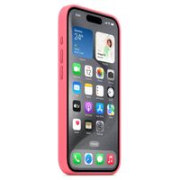 Apple Coque en silicone MagSafe Apple iPhone 15 Pro - Rose