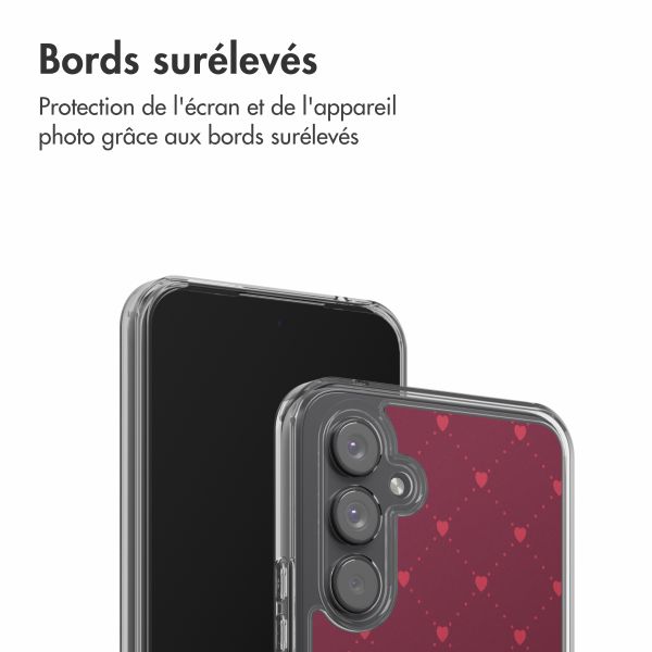 imoshion Coque Design Samsung Galaxy A54 (5G) - Crush Check Coral Dust