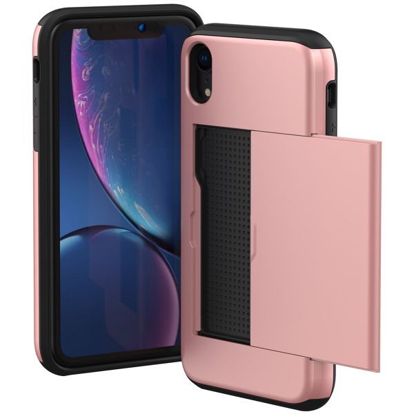 imoshion Coque arrière avec porte-cartes iPhone Xr - Rose Dorée