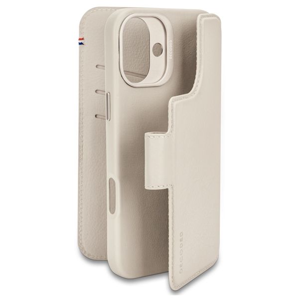 Decoded Portefeuille détachable 2 en 1 en cuir MagSafe Apple iPhone 16 Plus - Clay