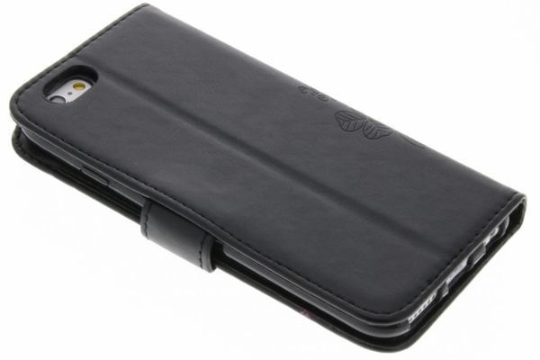 Etui de téléphone Fleurs de Trèfle iPhone 6 / 6s - Noir