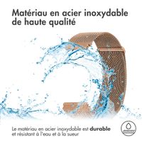 imoshion Bracelet magnétique milanais  - Connexion universelle 22 mm - Taille M - Rose Doré