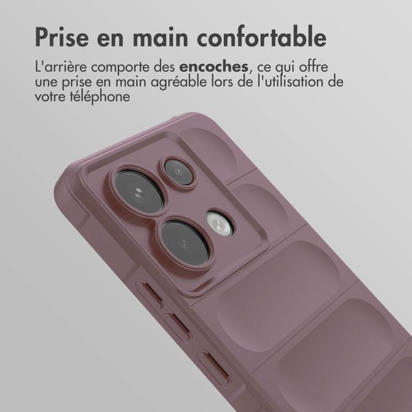 imoshion Coque arrière EasyGrip Xiaomi Redmi Note 13 Pro (5G) - Violet