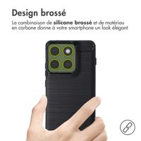 imoshion Coque Brushed Motorola Edge 70 - Noir