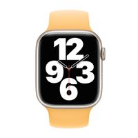 Apple Bracelet Boucle unique en Silicone Apple Watch | 38/40/41/42 mm - Taille 2 - Sunglow