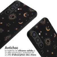 imoshion Coque design en silicone avec cordon Samsung Galaxy S24 - Sky Black