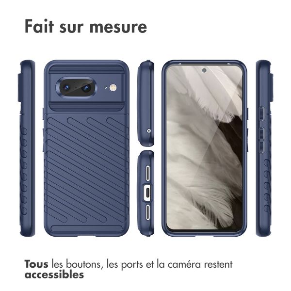 imoshion Coque arrière Thunder Google Pixel 8 - Bleu foncé