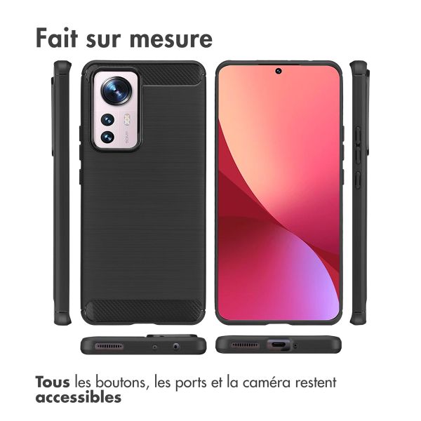 imoshion Coque Brushed Xiaomi 12 Pro - Noir