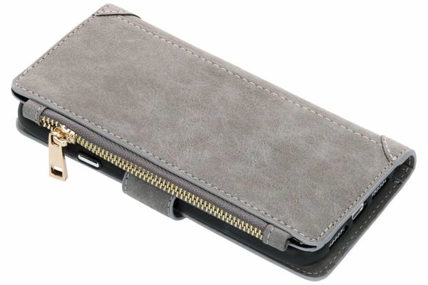 Porte-monnaie de luxe iPhone Xr - Gris
