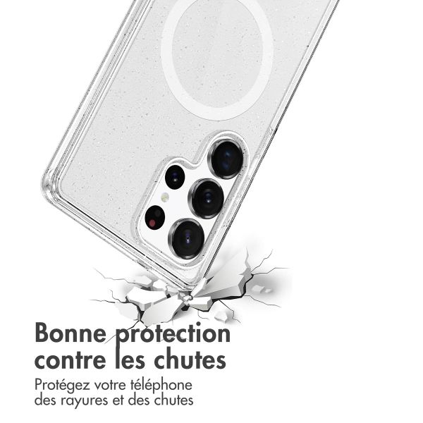 imoshion Coque Sparkle avec MagSafe Samsung Galaxy S24 Ultra - Transparent