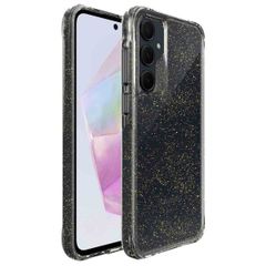 imoshion Coque arrière transparente Pailletée Samsung Galaxy A35 - Doré