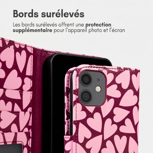imoshion Étui de télephone portefeuille Design Apple iPhone 11 - Hearty Blush