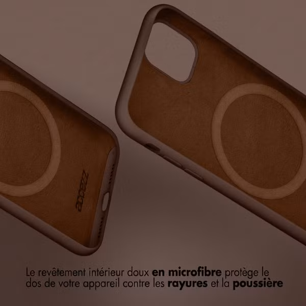 Accezz Coque Liquid Silicone Samsung Galaxy A36 / A56 - New Tea Brown